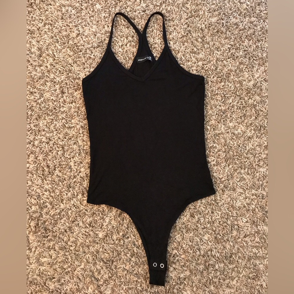Popular 21 black tank top bodysuit